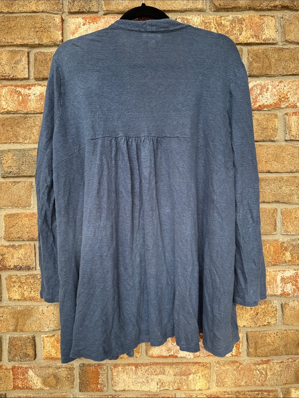 J. Jill Slate Blue Open-Front Women's Cardigan size Large - Picture 5 of 5